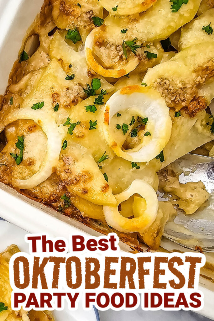 oktoberfest party foods - French Onion Potato Bake