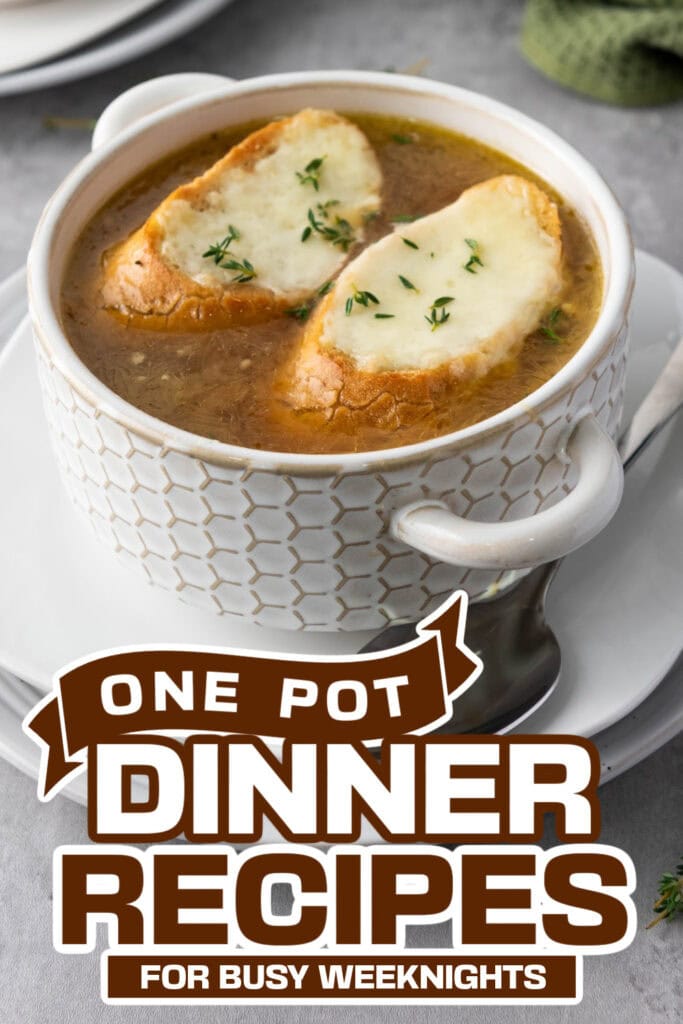 one pot dinner recipes - French Onion Soup copy