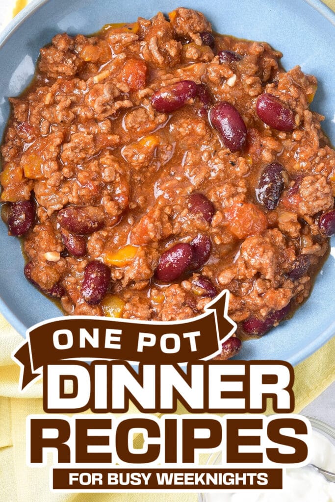 one pot dinner recipes - One-Pot Chili Con Carne copy