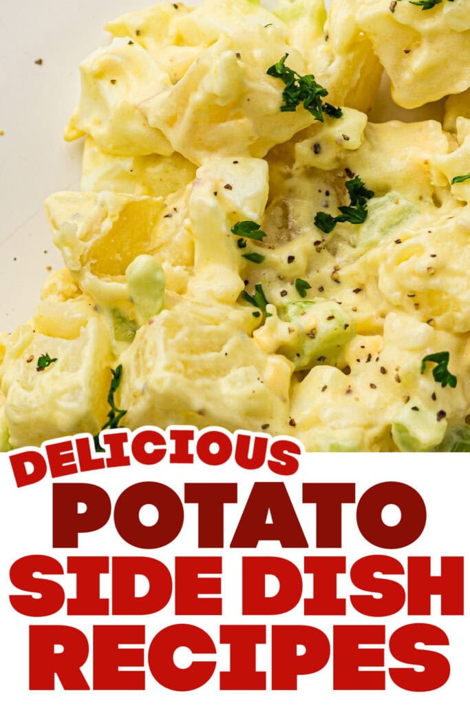 potato side dish ideas - Classic American Potato Salad copy