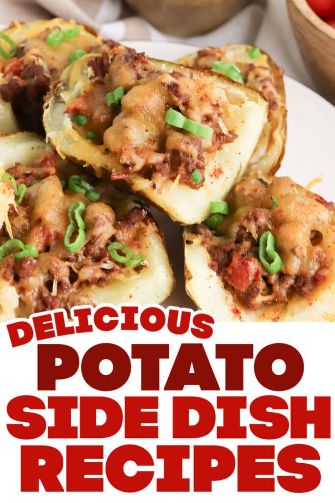 potato side dish ideas - Crispy Potato Skin Tacos copy