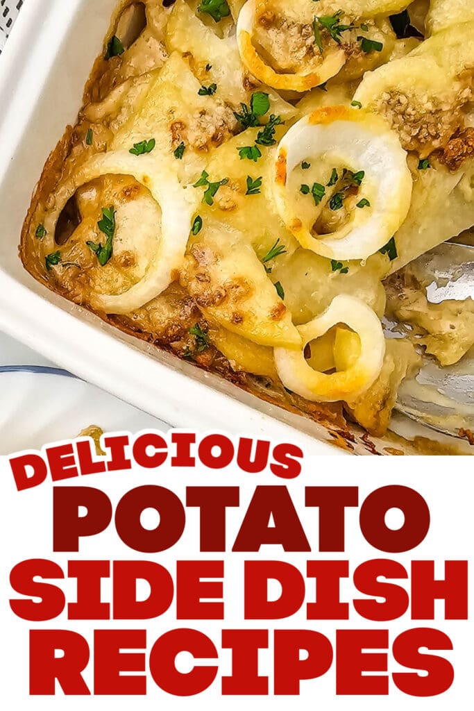 potato side dish ideas - French Onion Potato Bake copy