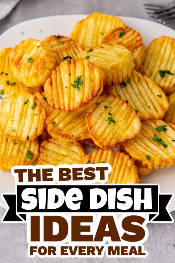 side dish ideas - Air Fryer Accordion Potatoes copy