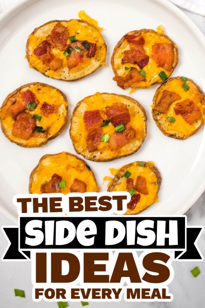 side dish ideas - Air Fryer Bacon and Cheese Potato Slices copy