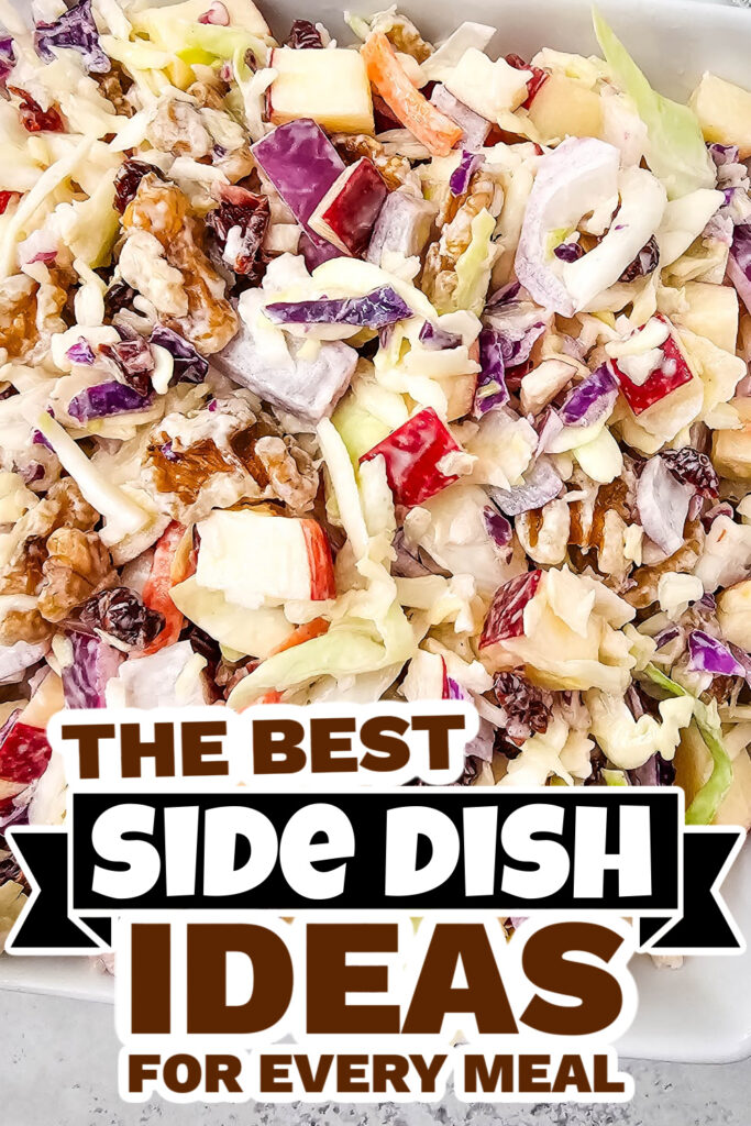 side dish ideas - Apple Cranberry Coleslaw Salad copy