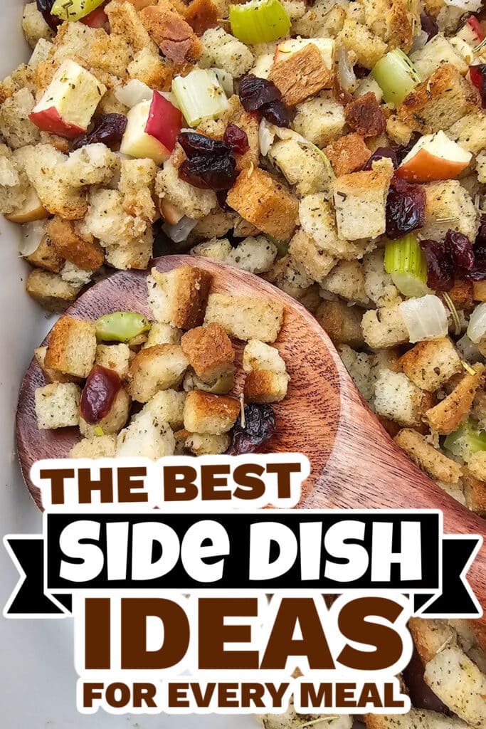 side dish ideas - Apple and Cranberry Stuffing Mix copy