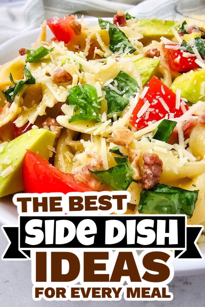 side dish ideas - Avocado Pasta Salad copy