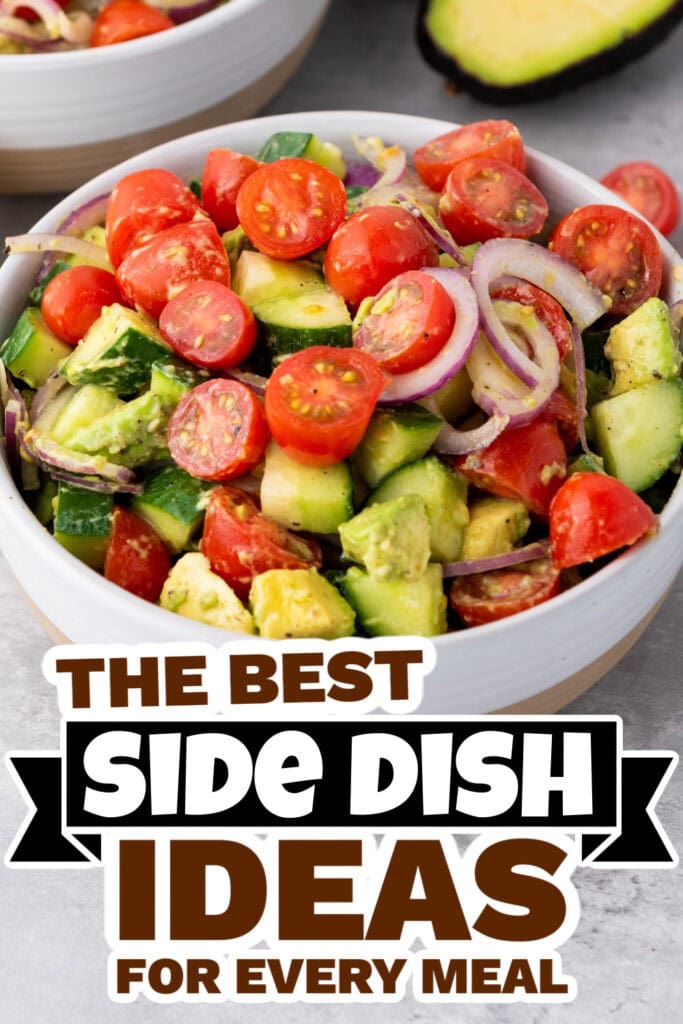 side dish ideas - Avocado Salad with Lemon Dressing copy