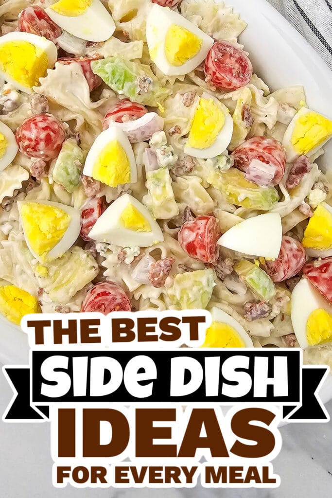 side dish ideas - Cobb Pasta Salad copy