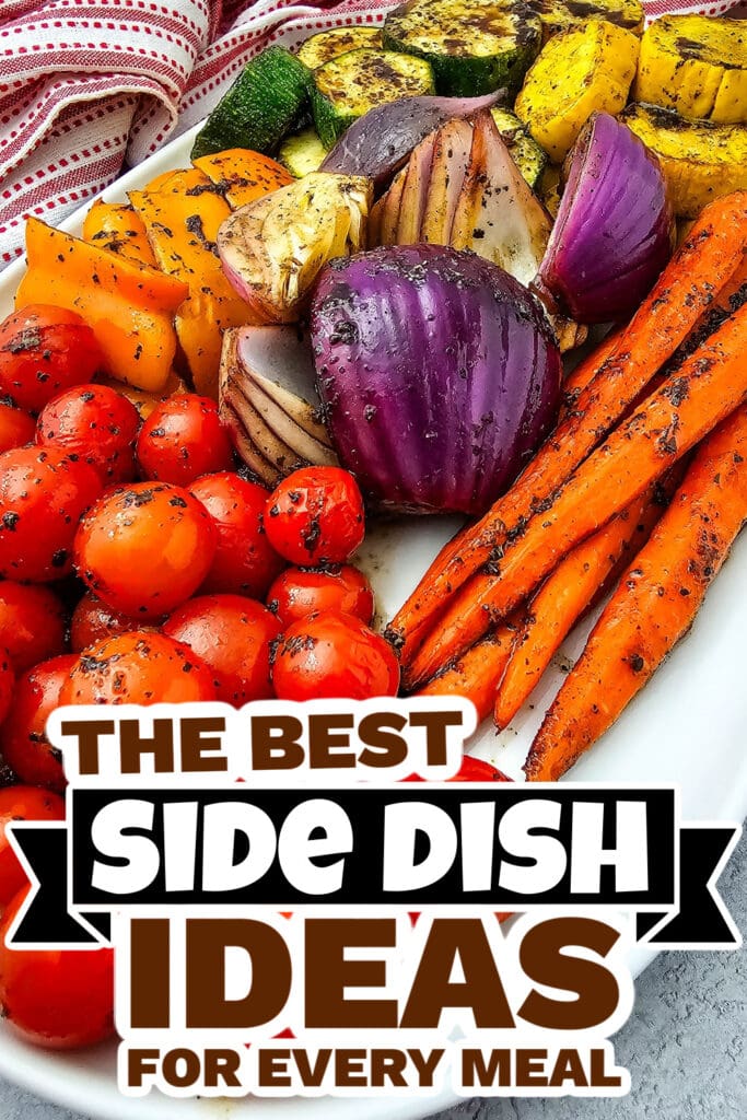 side dish ideas - Grilled Vegetable Platter copy
