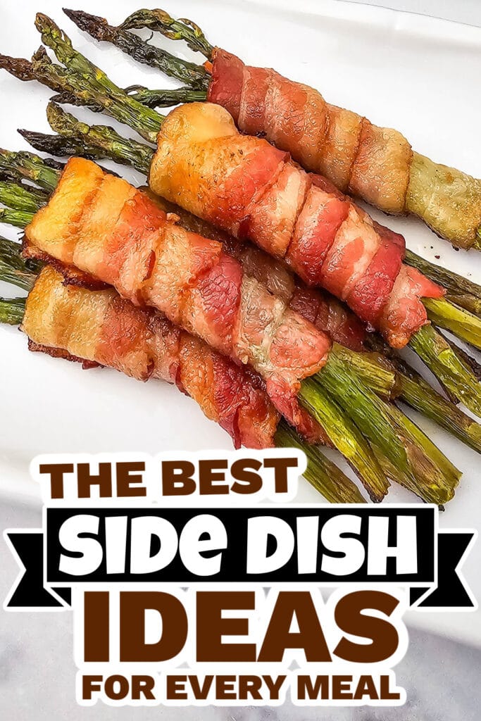 side dish ideas - Roasted Bacon Wrapped Asparagus Bundles copy