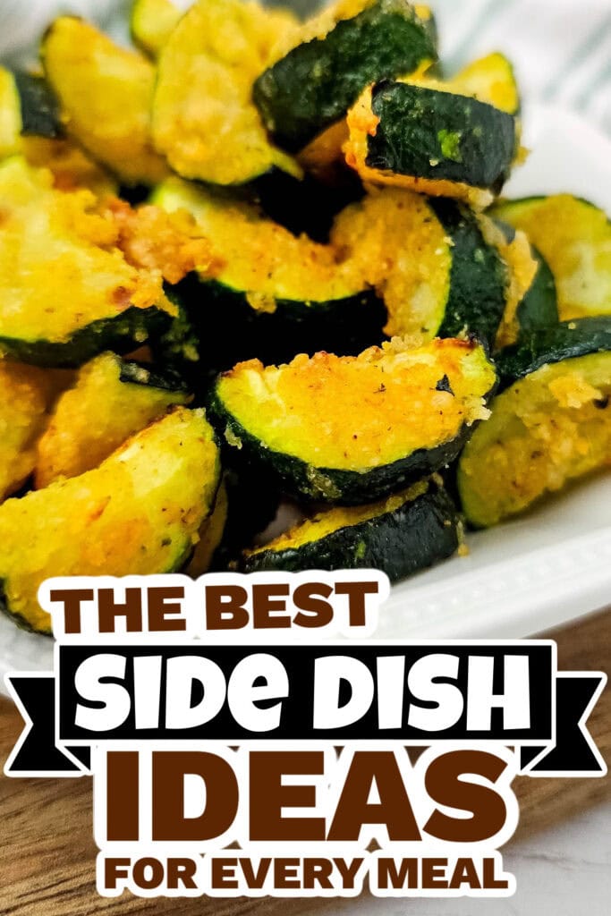 side dish ideas - Zucchini Bites with Garlic and Parmesan copy