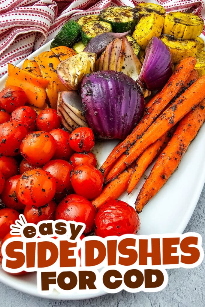 side dishes for cod - Grilled Vegetable Platter copy