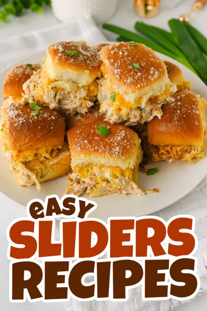 sliders recipes - Crack Chicken Sliders