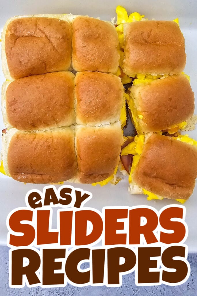 sliders recipes - Ham and Cheese Breakfast Sliders