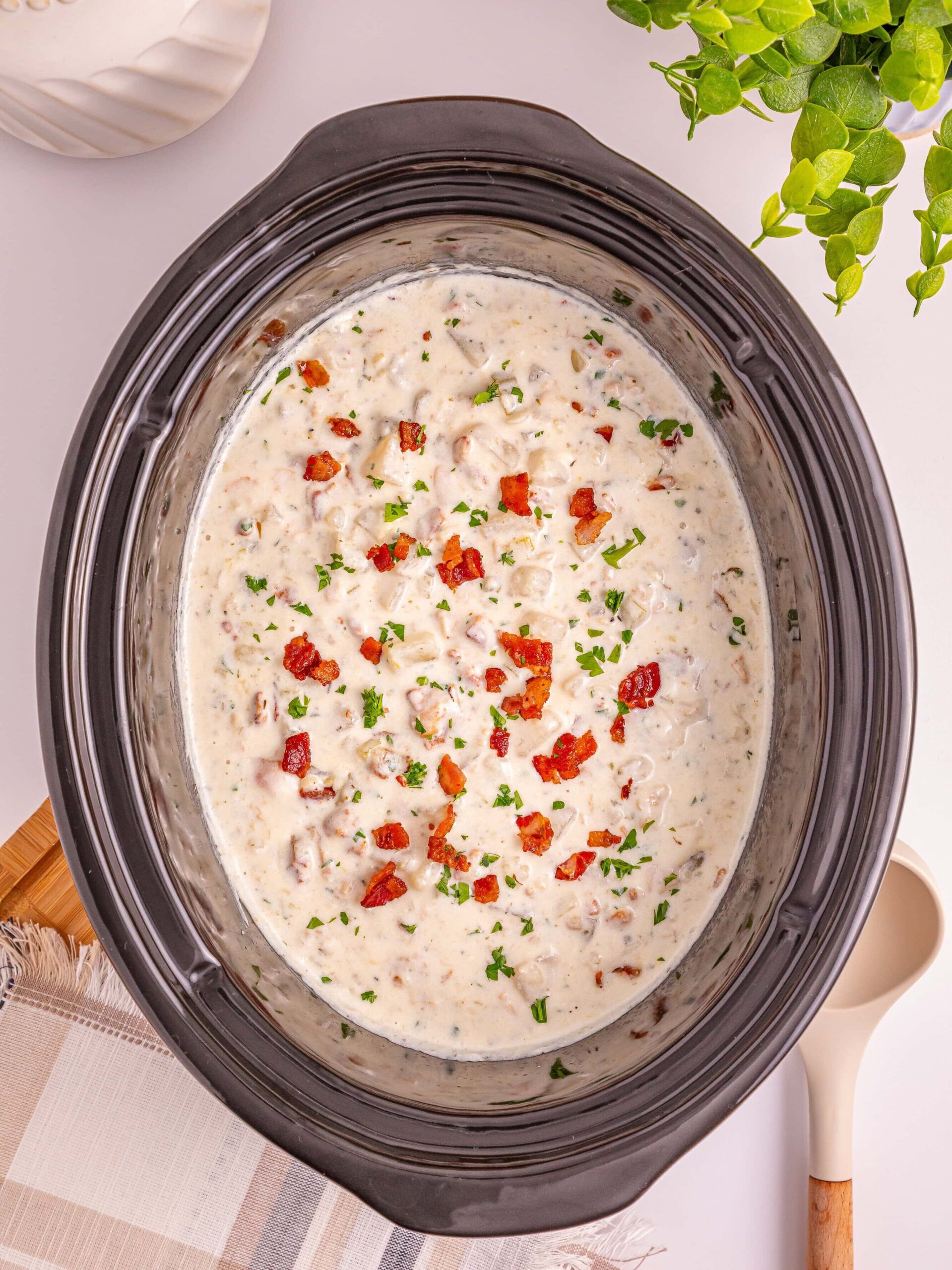 Slow Cooker Clam Chowder Process Photo