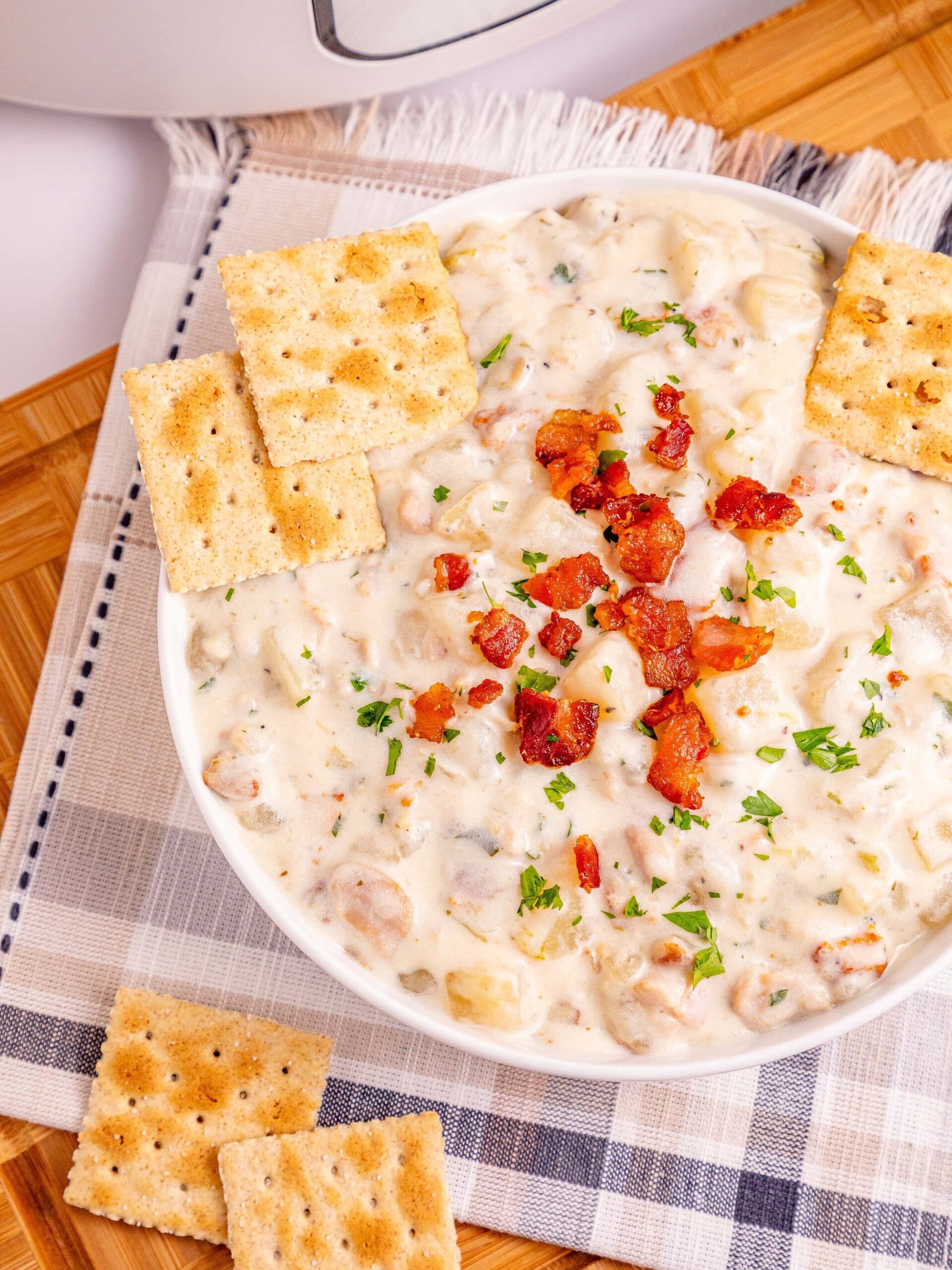 Slow Cooker Clam Chowder Process Photo