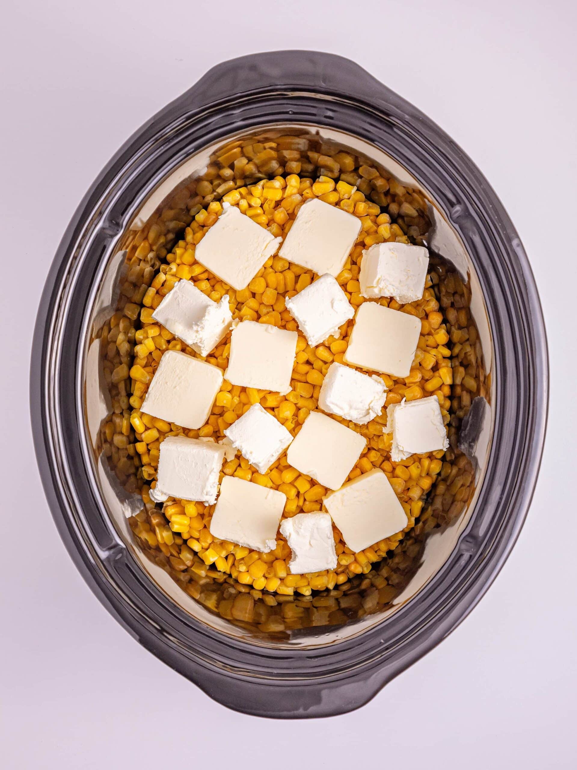 Slow Cooker Creamed Corn Process Photo
