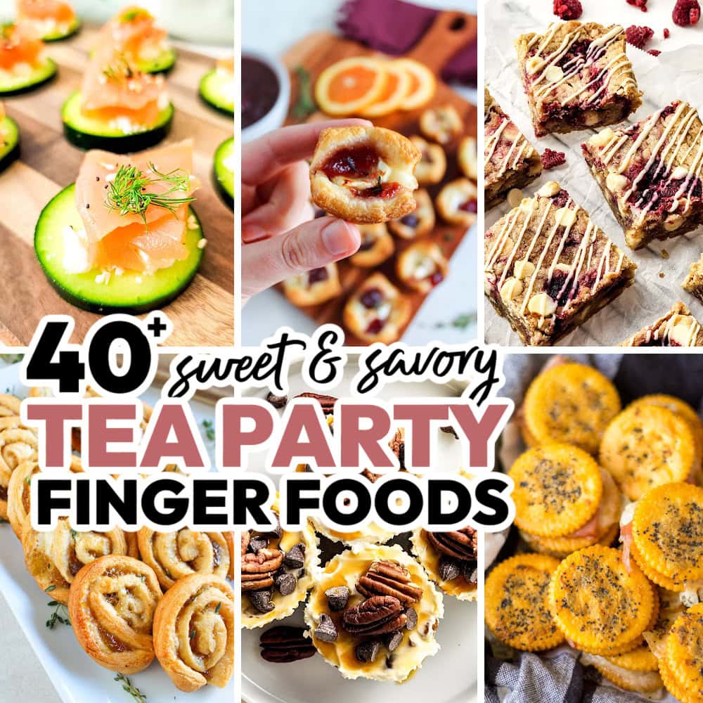 tea party finger food featured image