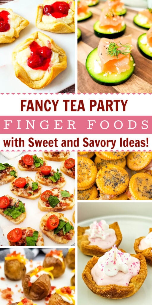tea party finger foods pin