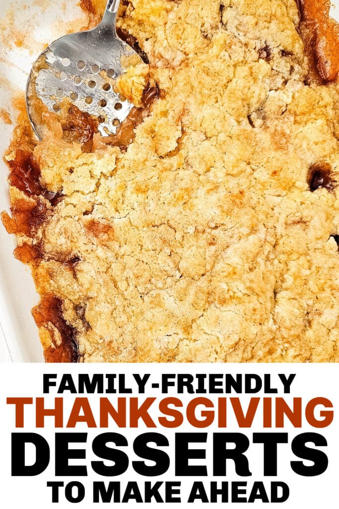 thanksgiving desserts - Apple Cobbler with Sweet Apple Pie Filling