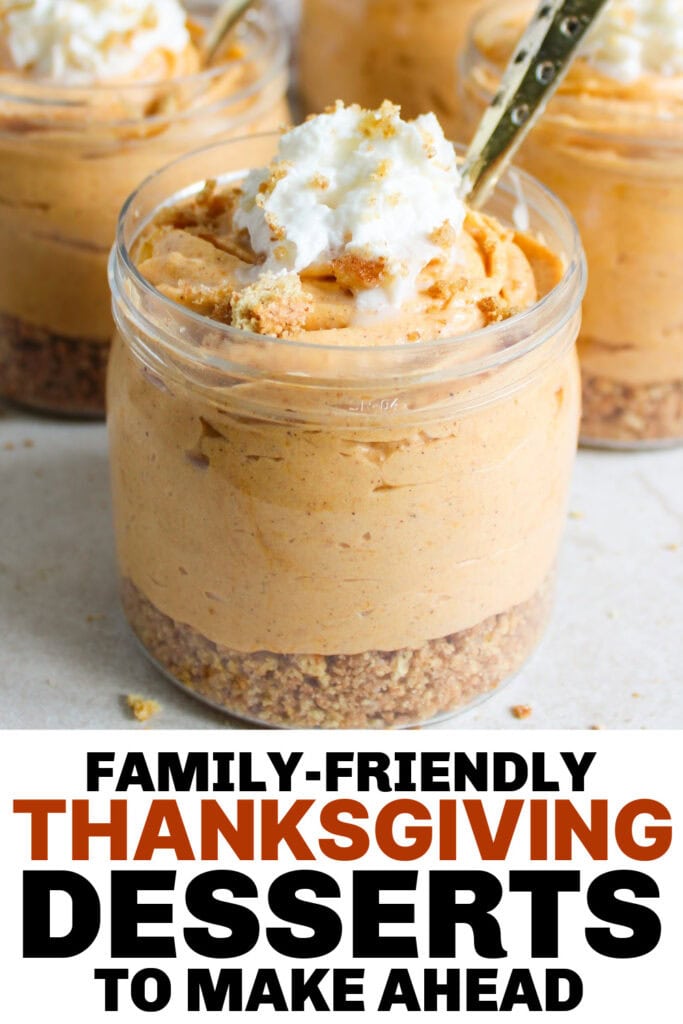 thanksgiving desserts - No Bake Pumpkin Cheesecake Cups copy