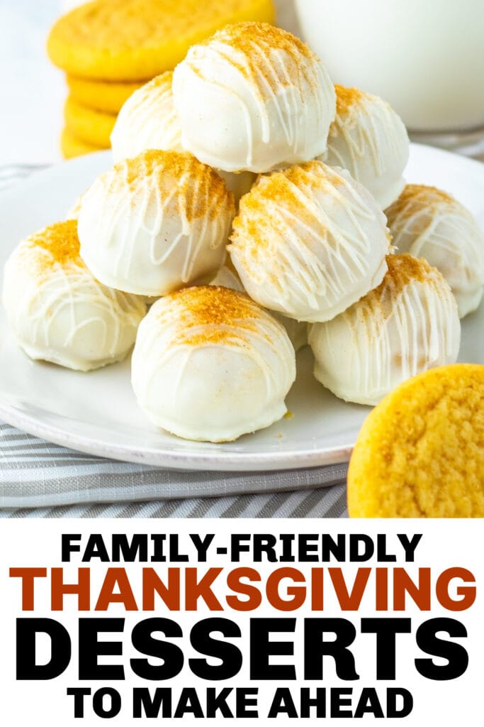thanksgiving desserts - Soft Snickerdoodle Truffles copy