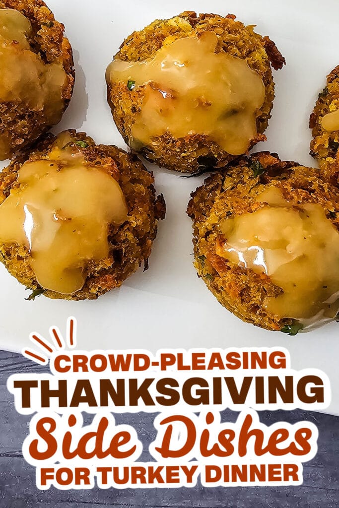 thanksgiving side dish recipes - Stuffing Muffin Tin Bites copy