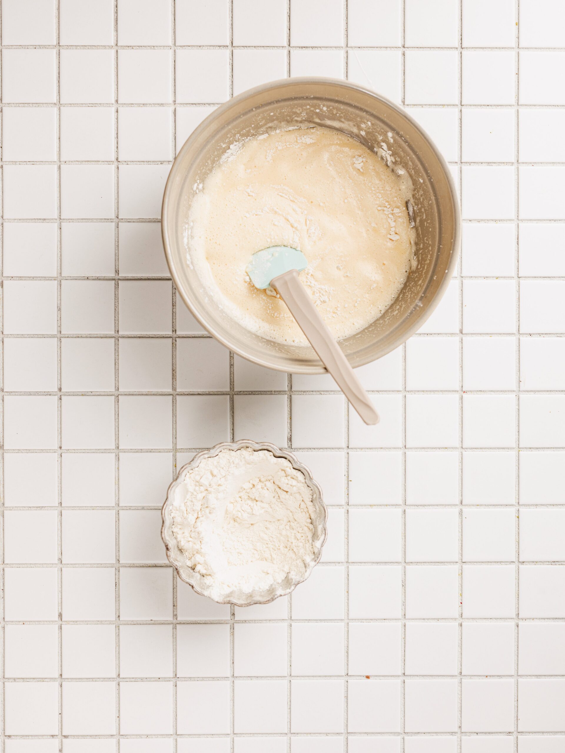 Strawberry Shortcake Layer Cake Process Photo