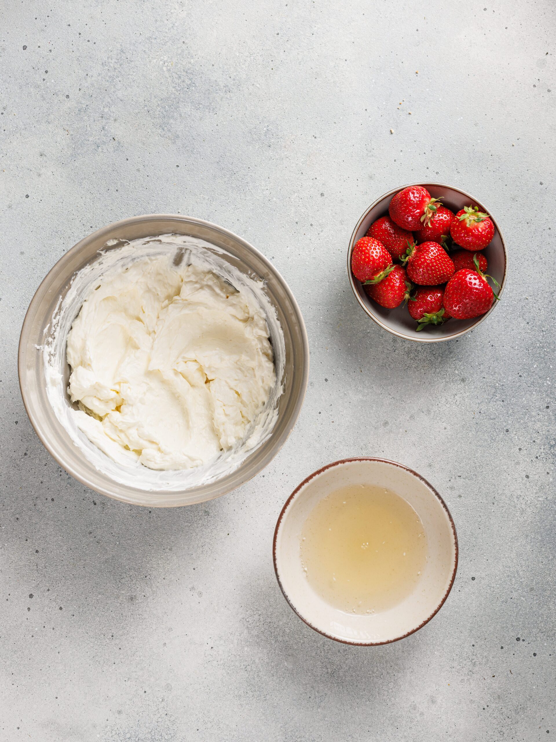 Strawberry Cheesecake Process Photo