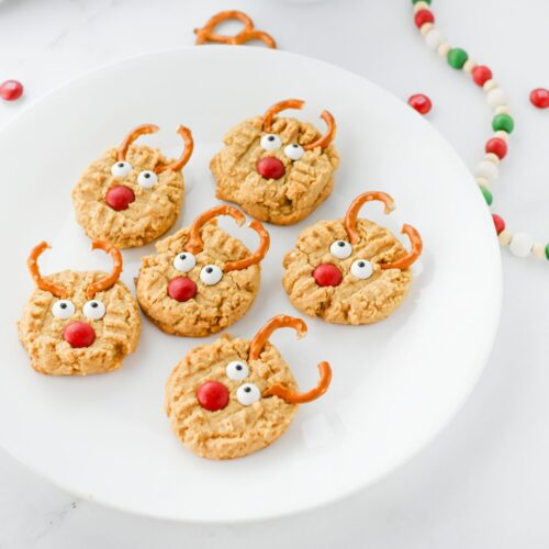 Peanut Butter Reindeer Cookies