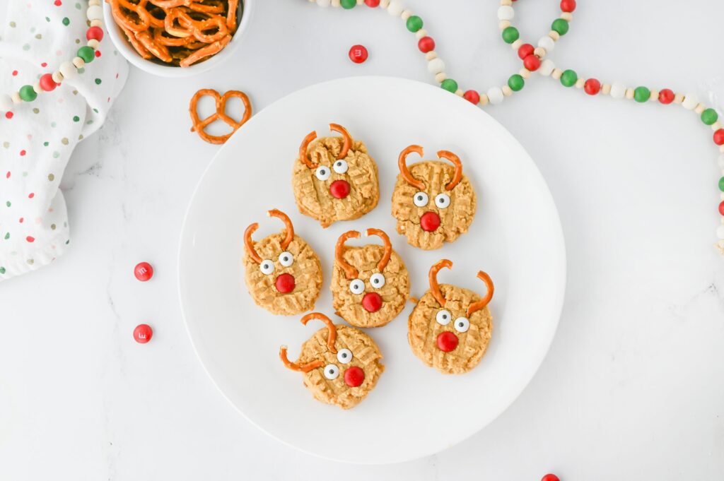 Peanut Butter Reindeer Cookies