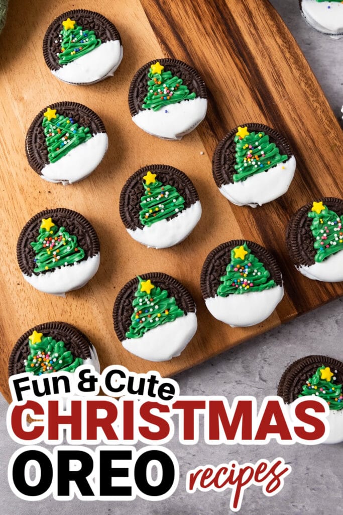 Christmas Oreo Recipe-Christmas Tree Oreos