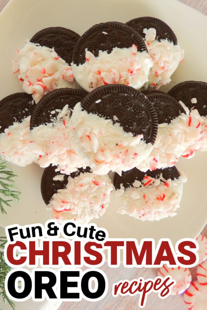 Christmas Oreo Recipe-Peppermint Oreos