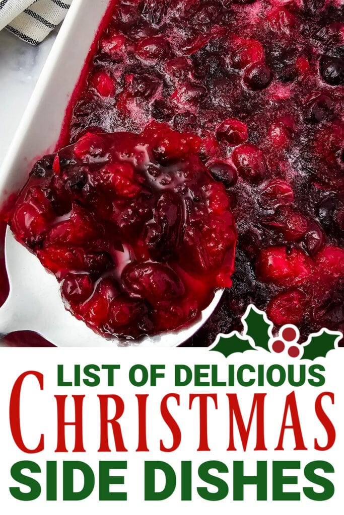 Christmas Side Dishes - Homemade Classic Cranberry Sauce