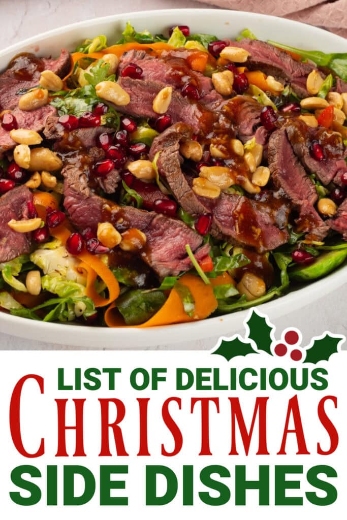 Christmas Side Dishes - One-Pan Winter Salad with Steak copy