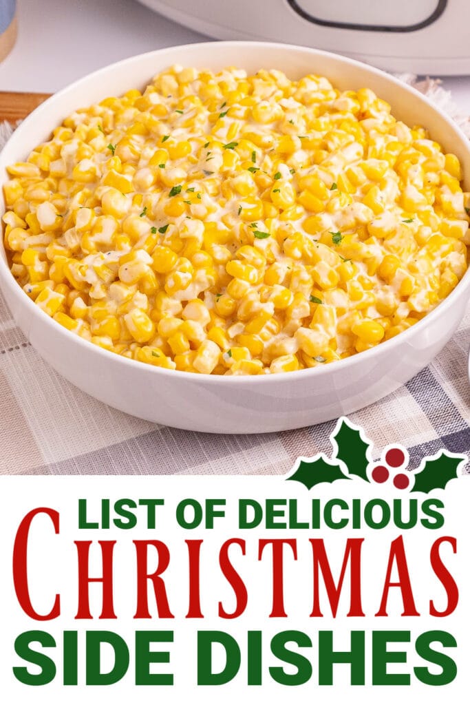 Christmas Side Dishes -Slow Cooker Creamed Corn