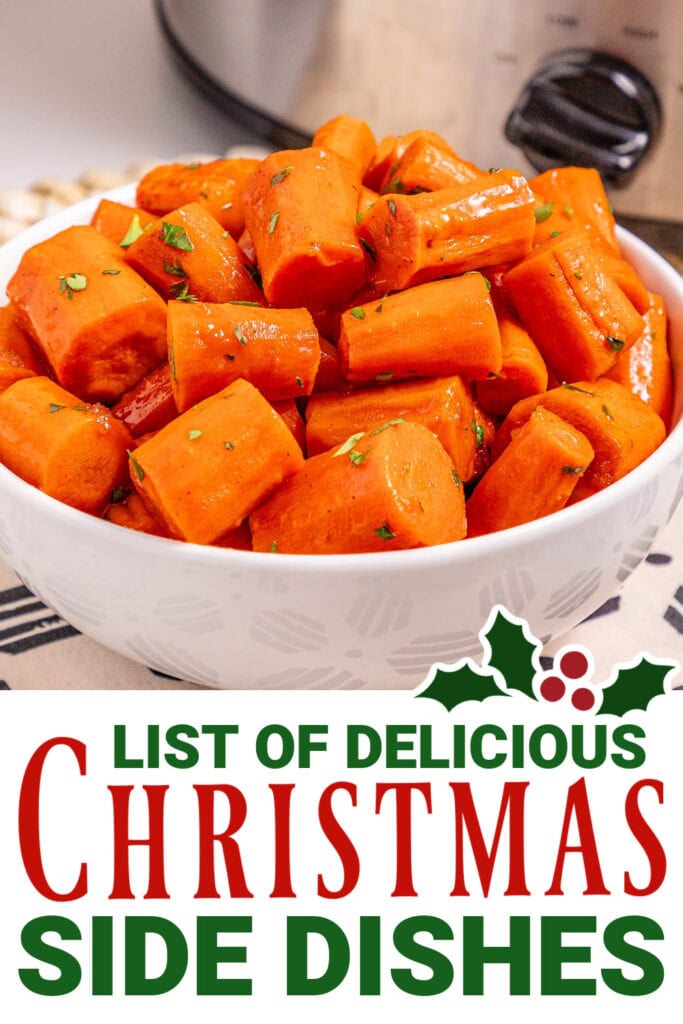 Christmas Side Dishes - Slow Cooker Glazed Carrots