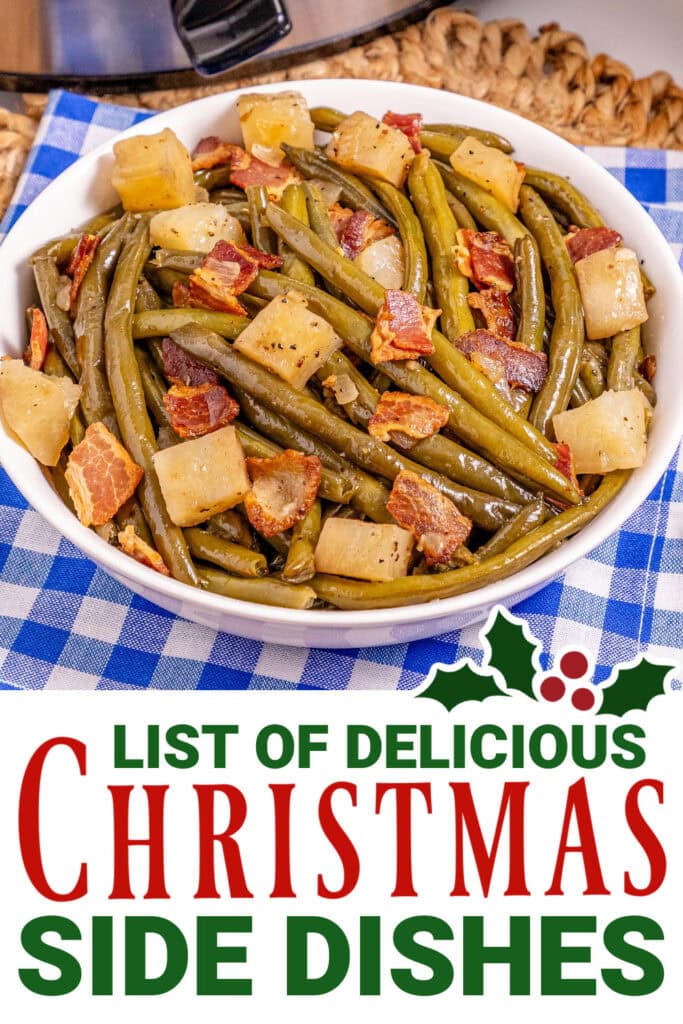 Christmas Side Dishes - Slow Cooker Southern Green Beans