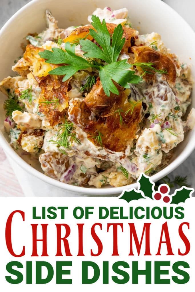 Christmas Side Dishes - Smashed Potato Salad copy
