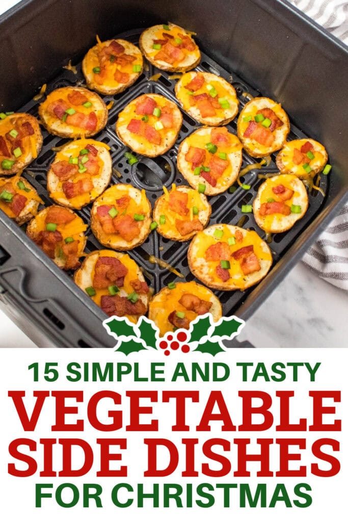 Christmas Vegetable Sides - Bacon and Cheese Potato Slices copy