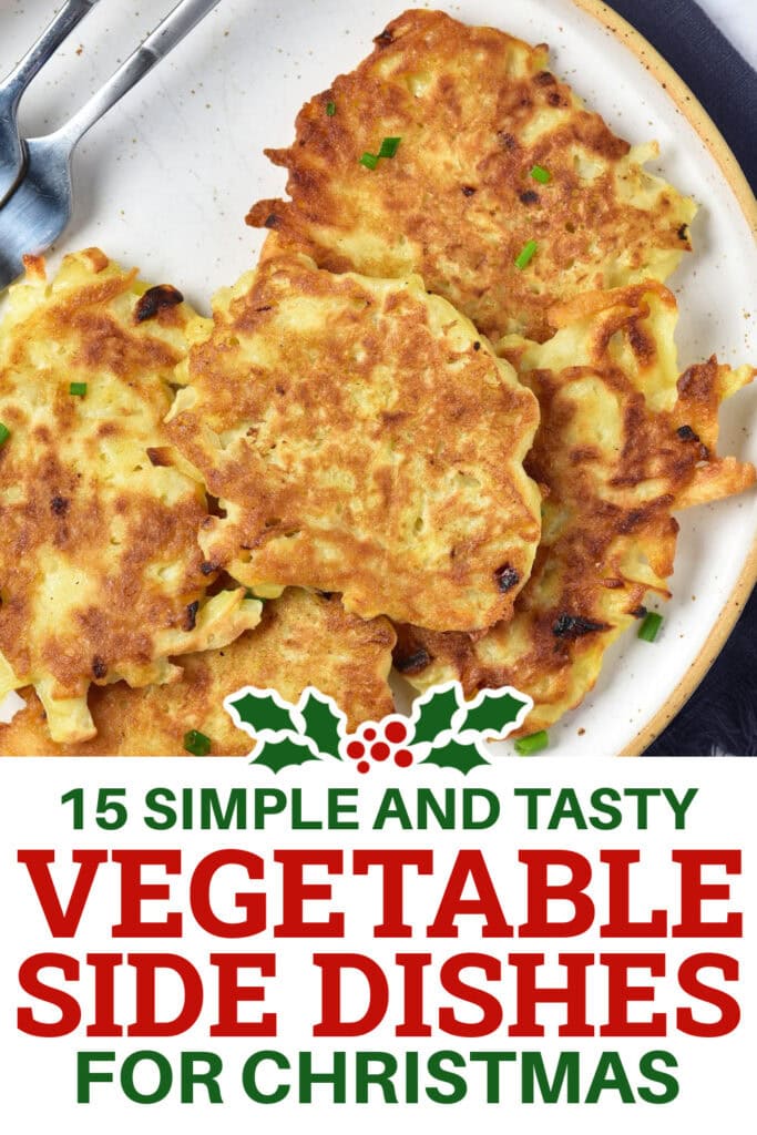 Christmas Vegetable Sides - Crispy Potato Latkes copy