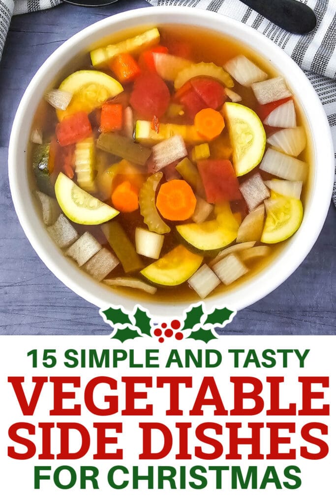 Christmas Vegetable Sides - Crockpot Vegetable Soup copy