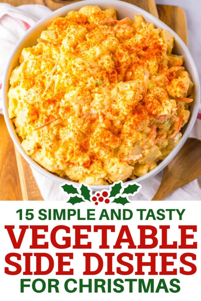Christmas Vegetable Sides - amish potato salad copy