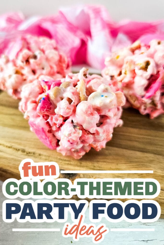 Color Party Food Ideas-Circus Animal Cookie Popcorn Balls
