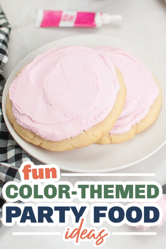 Color Party Food Ideas-Copycat Crumbl Pink Sugar Cookies