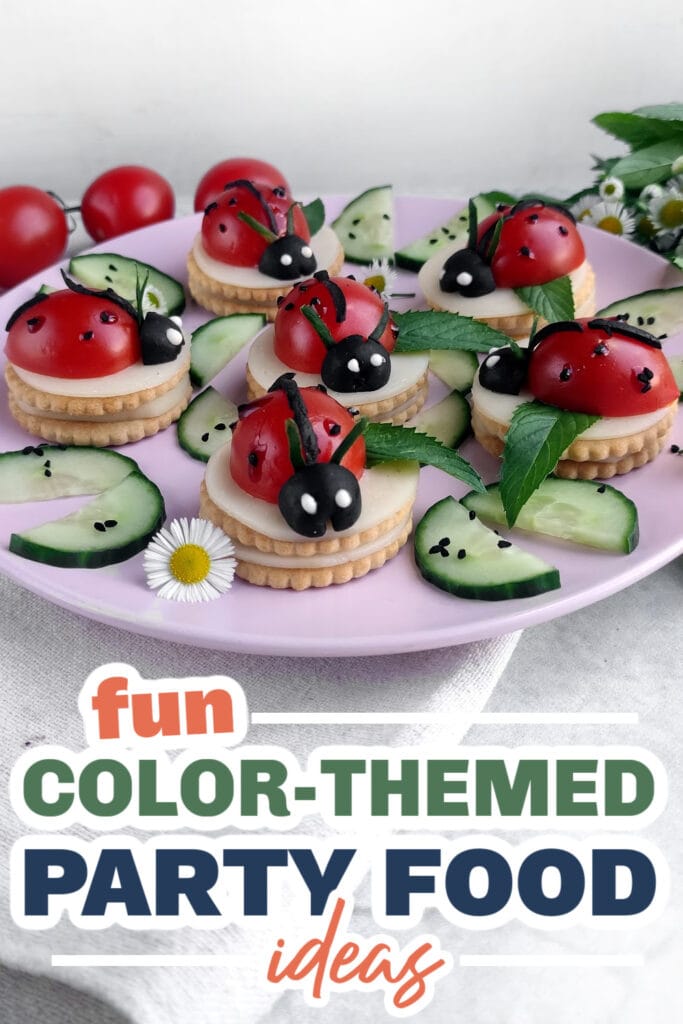 Color Party Food Ideas-Ladybug Appetizer