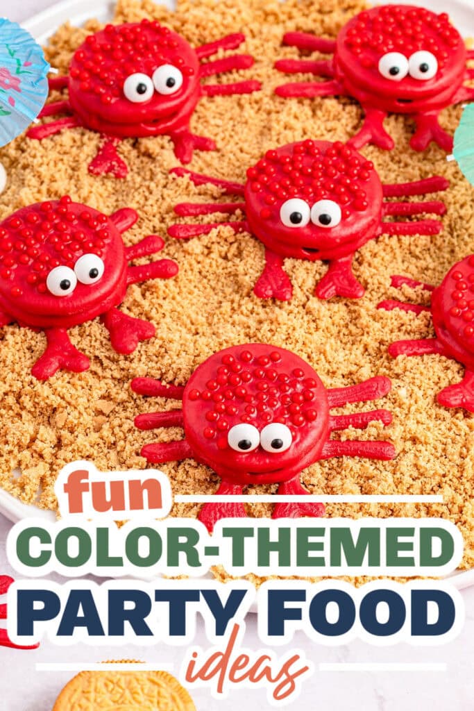 Color Party Food Ideas-Oreo Crabs