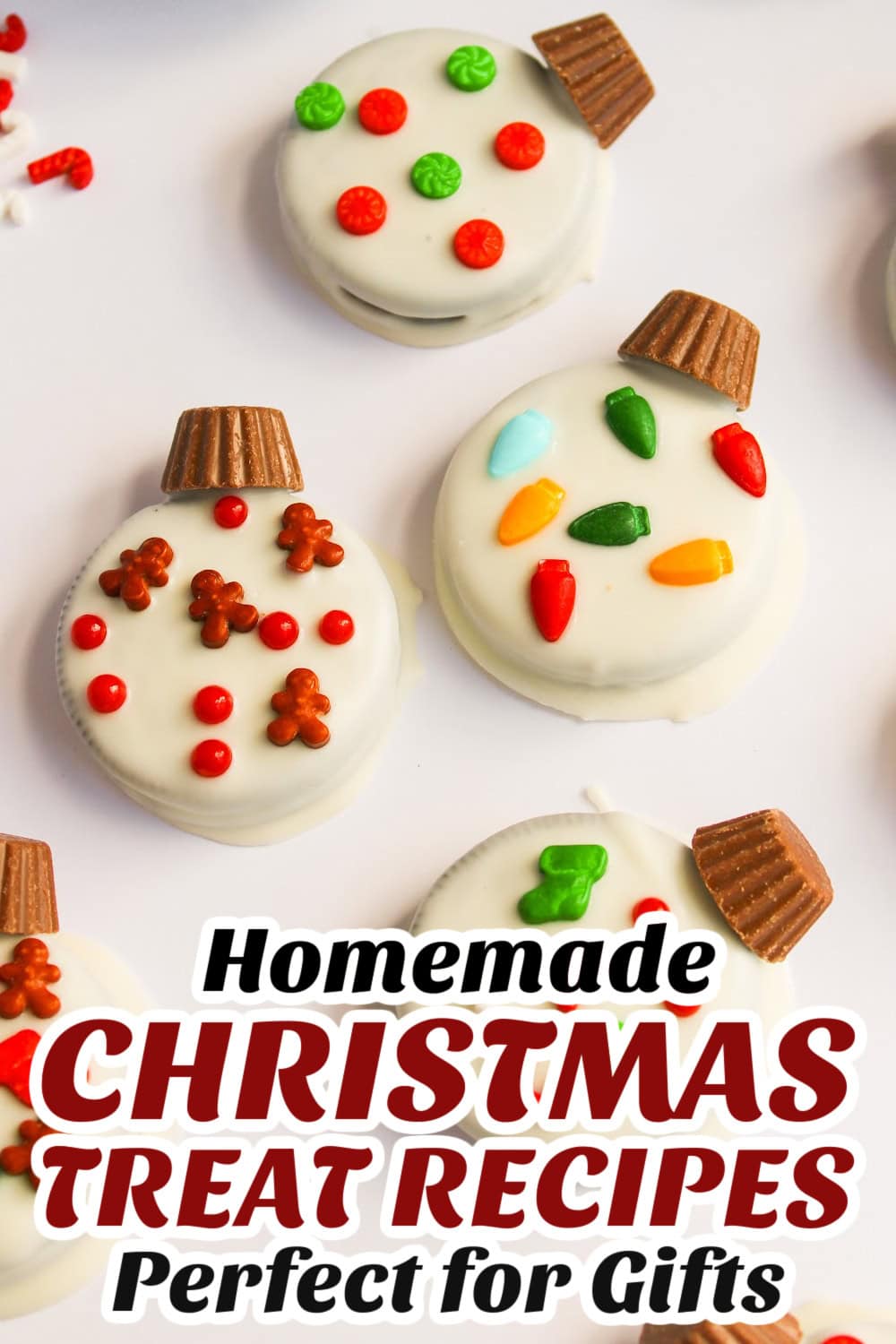 Gifting Christmas Treats-Christmas Ornament Oreos