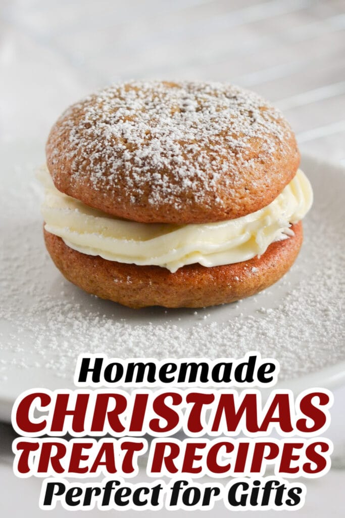 Gifting Christmas Treats- Gingerbread Whoopie Pies